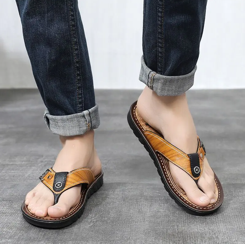 【匠心製造】日本直郵,專為男士訂製的夏季涼鞋,復古時尚,防滑防臭腳,軟底人字拖! 【匠心製造】日本直郵,專為男士訂製的夏季涼鞋,復古時尚,防滑防臭腳,軟底人字拖!