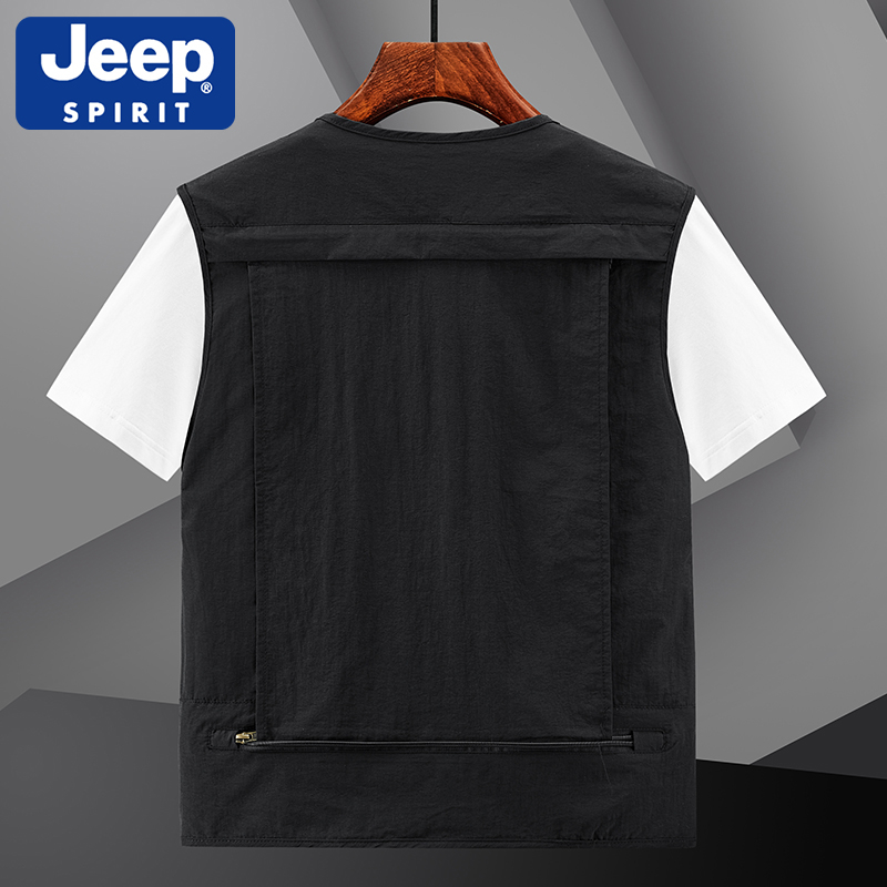 JEEP吉普戶外輕薄攝影多口袋釣魚網眼馬甲【不滿意包退 大家請放心購買】 JEEP吉普戶外輕薄攝影多口袋釣魚網眼馬甲【不滿意包退 大家請放心購買】